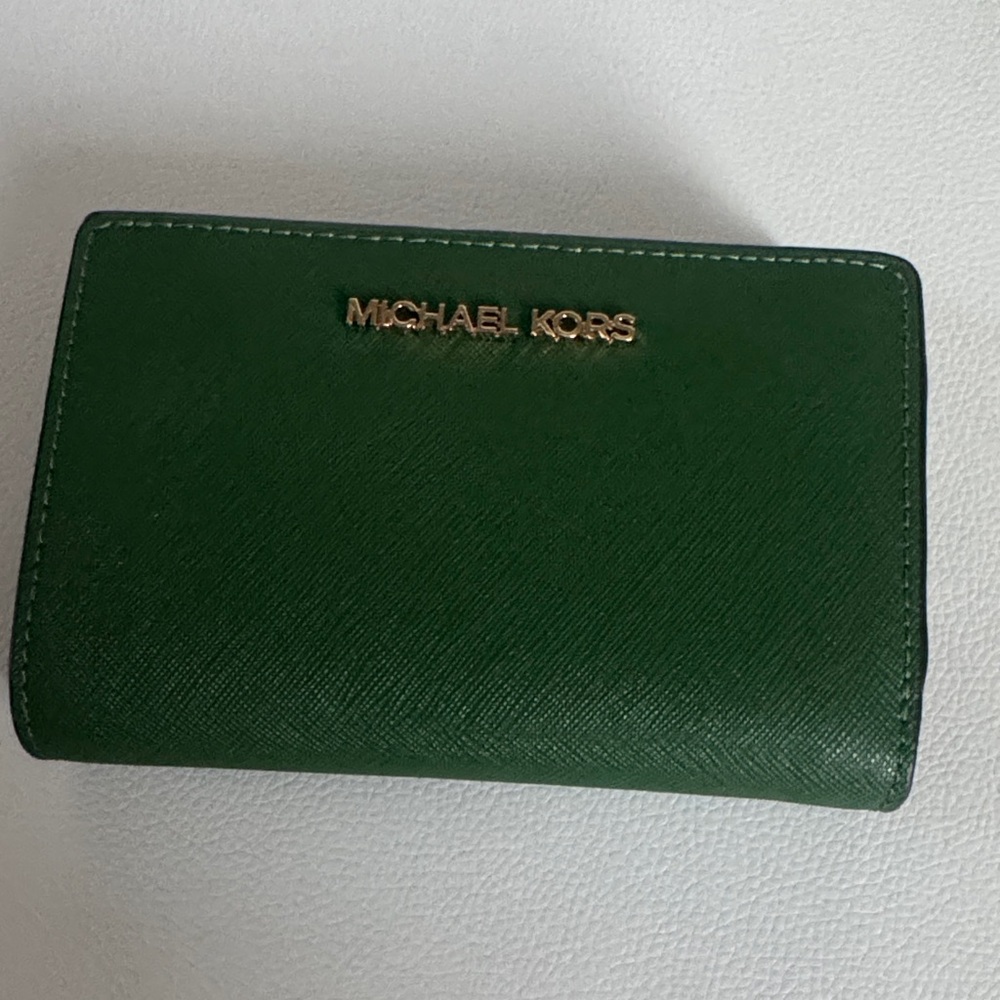 Michael Kors Dark Green Wallet